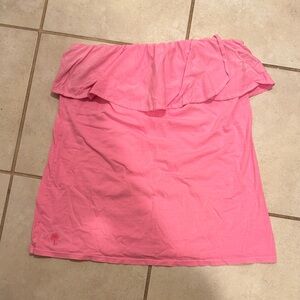 Lilly Pulitzer Pink Strapless Top